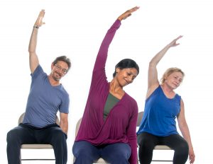 Chair (Mat Option) Yoga with David and Charla @ Online